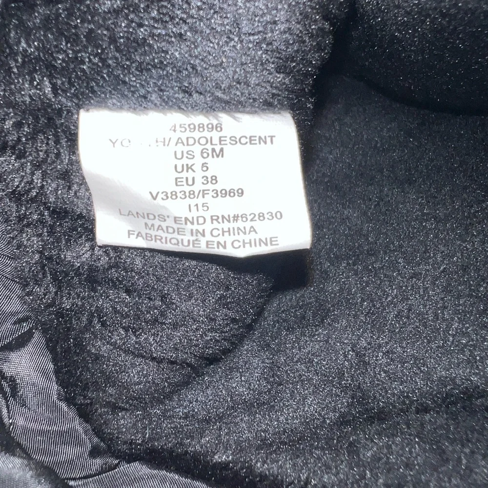 Lands' End Black Winter‎ Boots